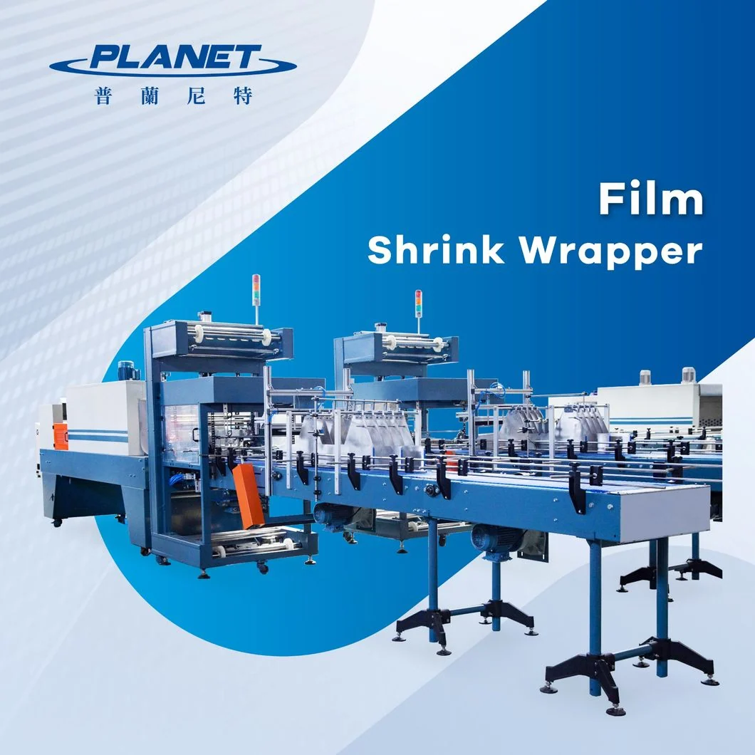 Features of linear type shrink wrapping machine